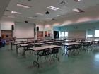 classroom with movable tables