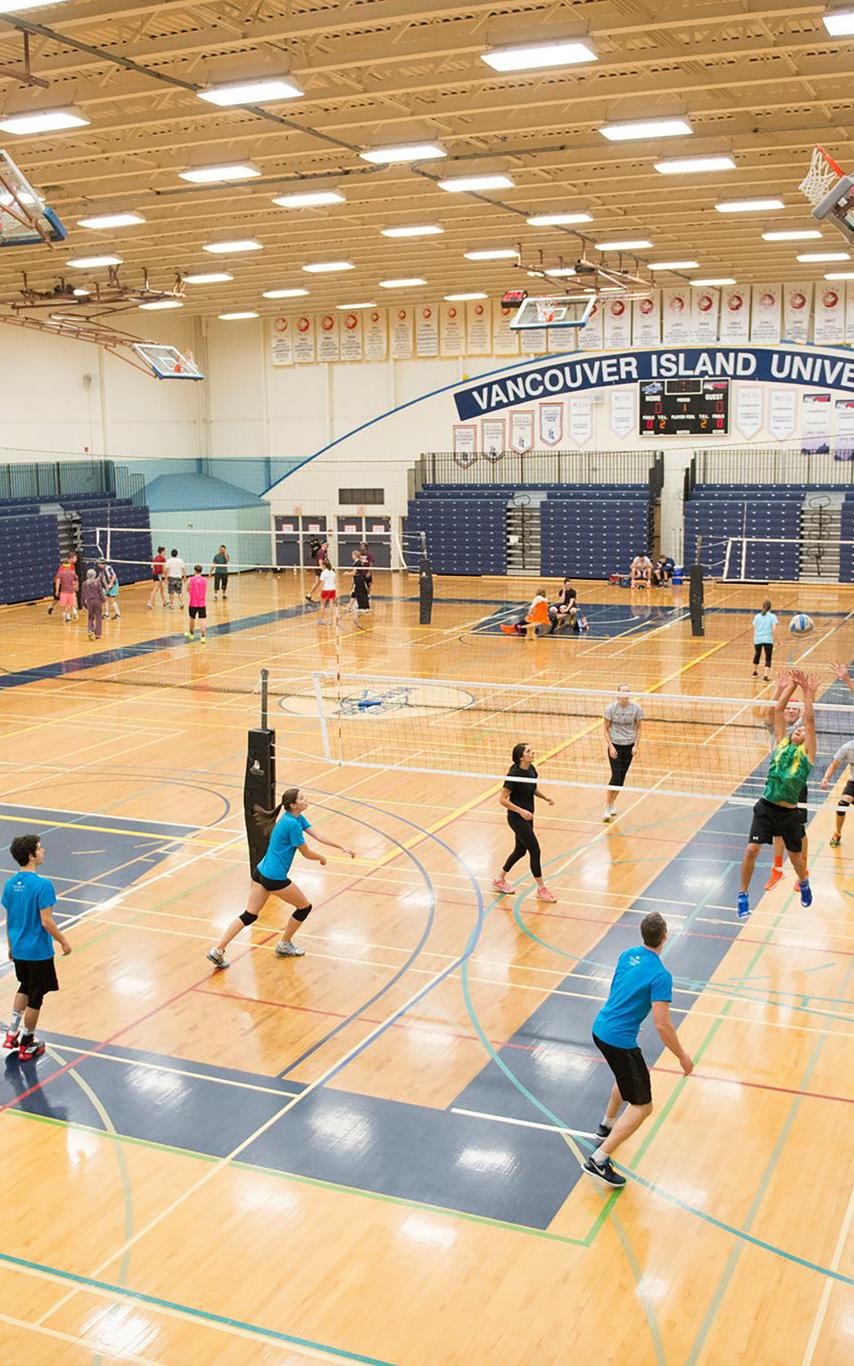 Intramural Volleyball at Vancouver Island University