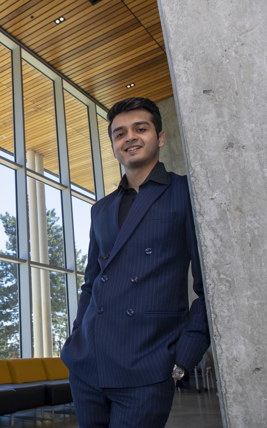 Nihal Soni MBA student in building 210
