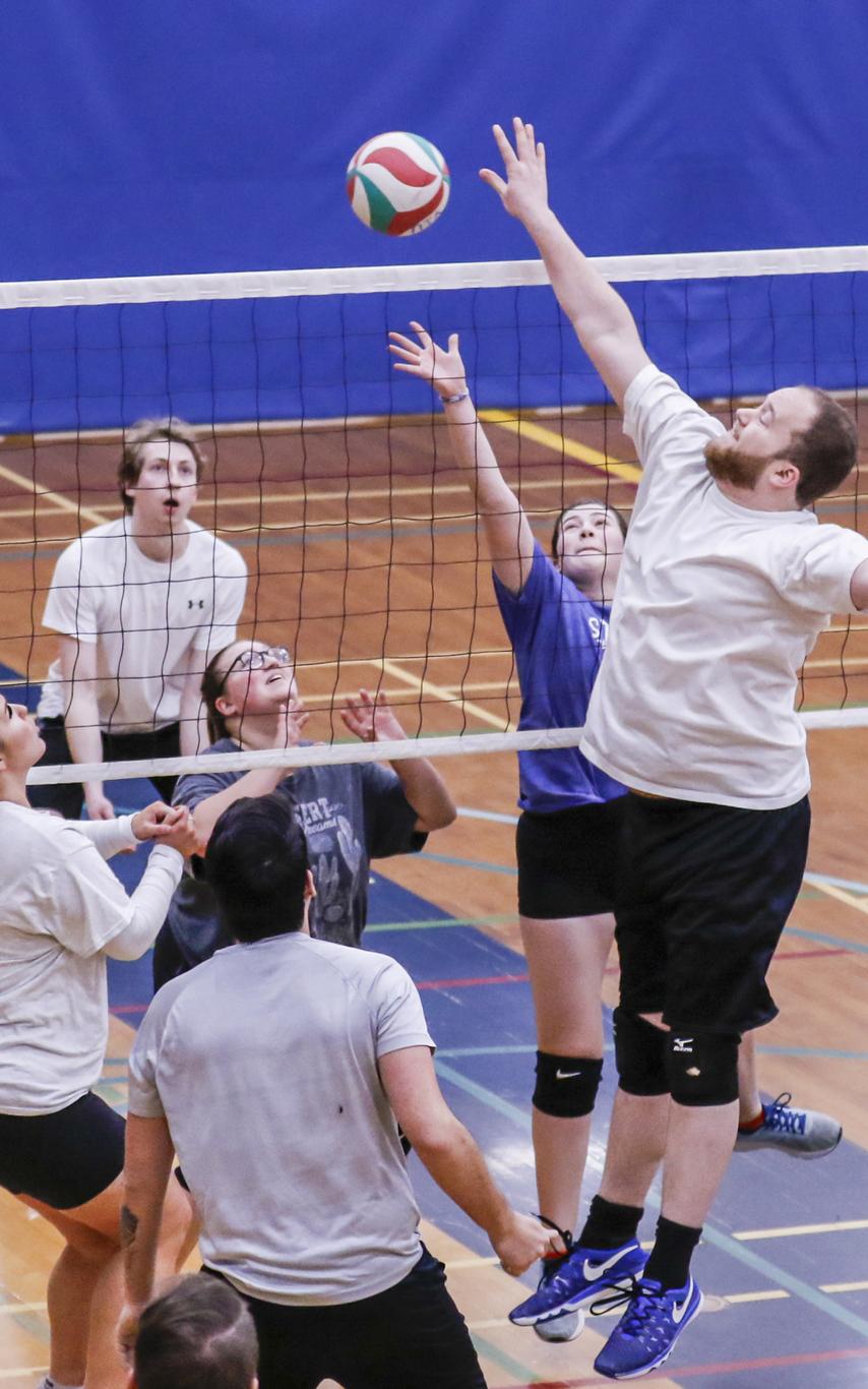 VIU Volleyball Intramurals Jump 2023